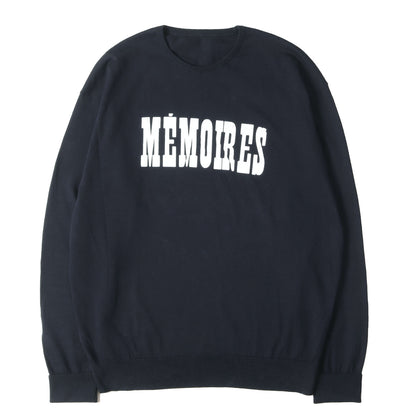 21SS ×fragment design ×ASGER JORN クルーネック コットンニット(MEMOIRES / CREWNECK KNIT)