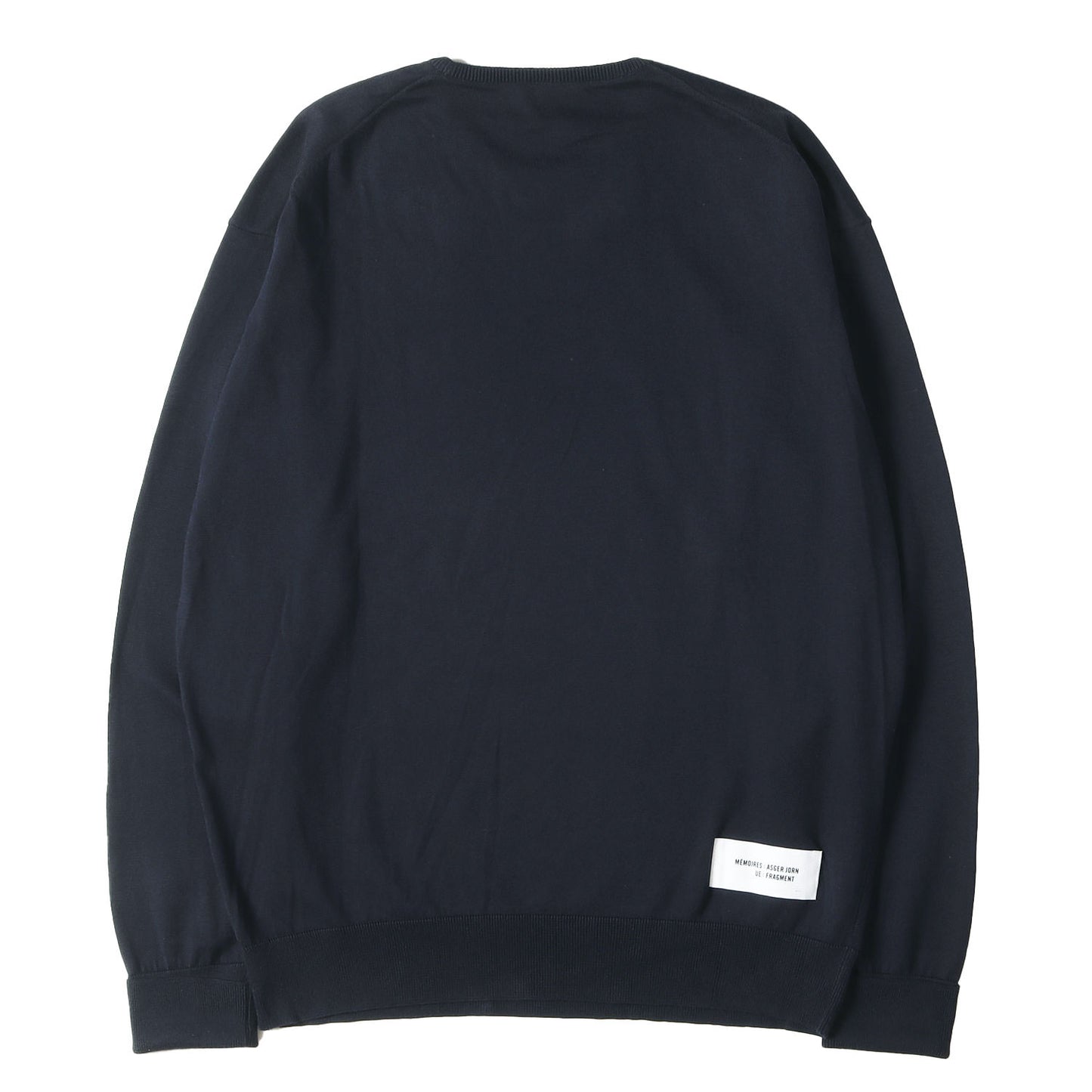 21SS ×fragment design ×ASGER JORN クルーネック コットンニット(MEMOIRES / CREWNECK KNIT)
