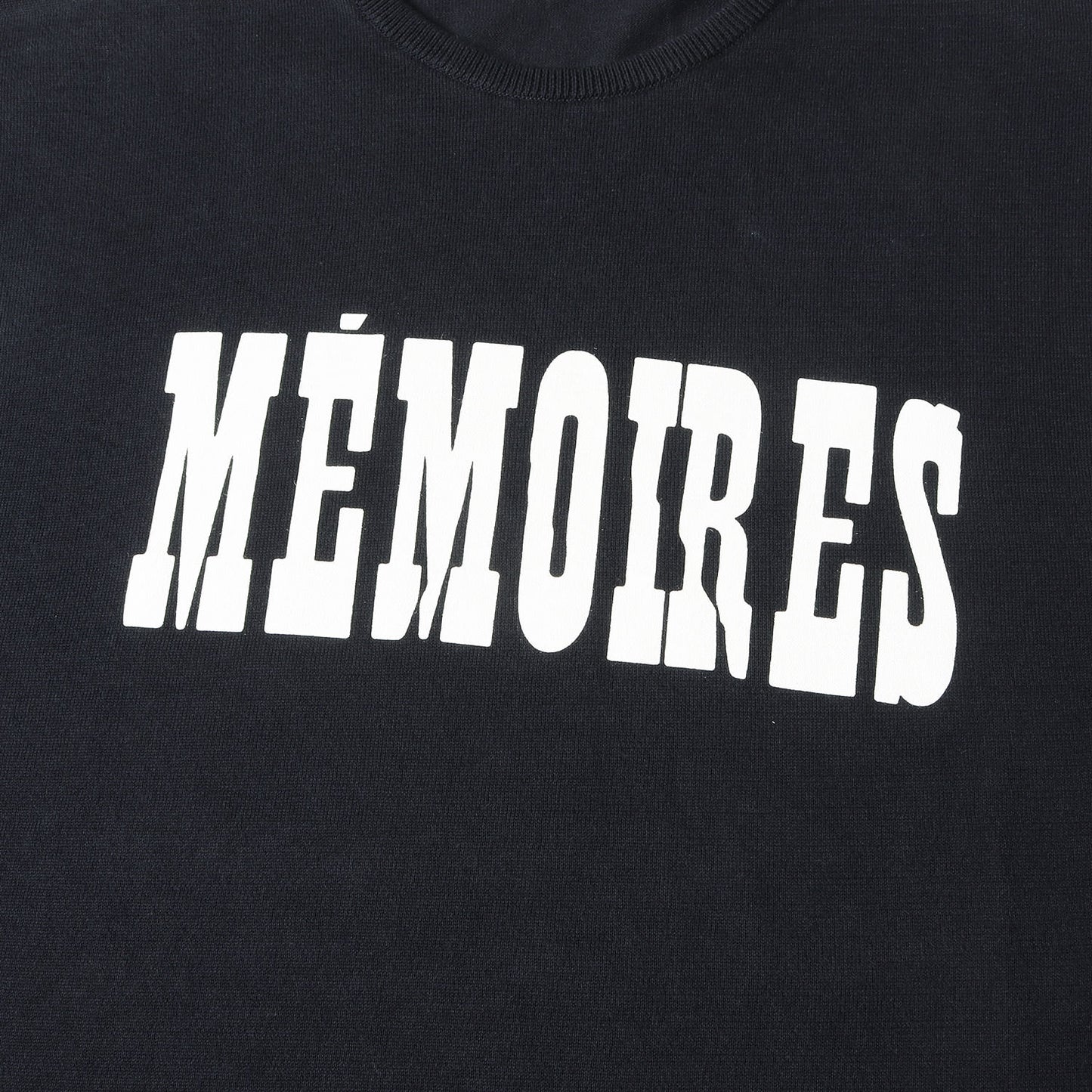 21SS ×fragment design ×ASGER JORN クルーネック コットンニット(MEMOIRES / CREWNECK KNIT)