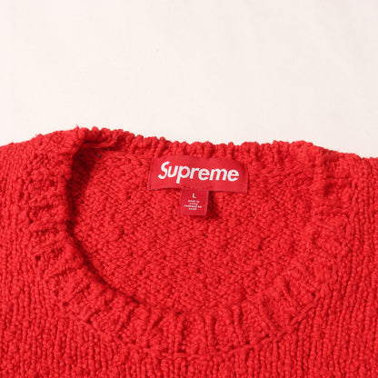 24SS スモールBOXロゴ ブークレニット セーター(Boucle Small Box Sweater)