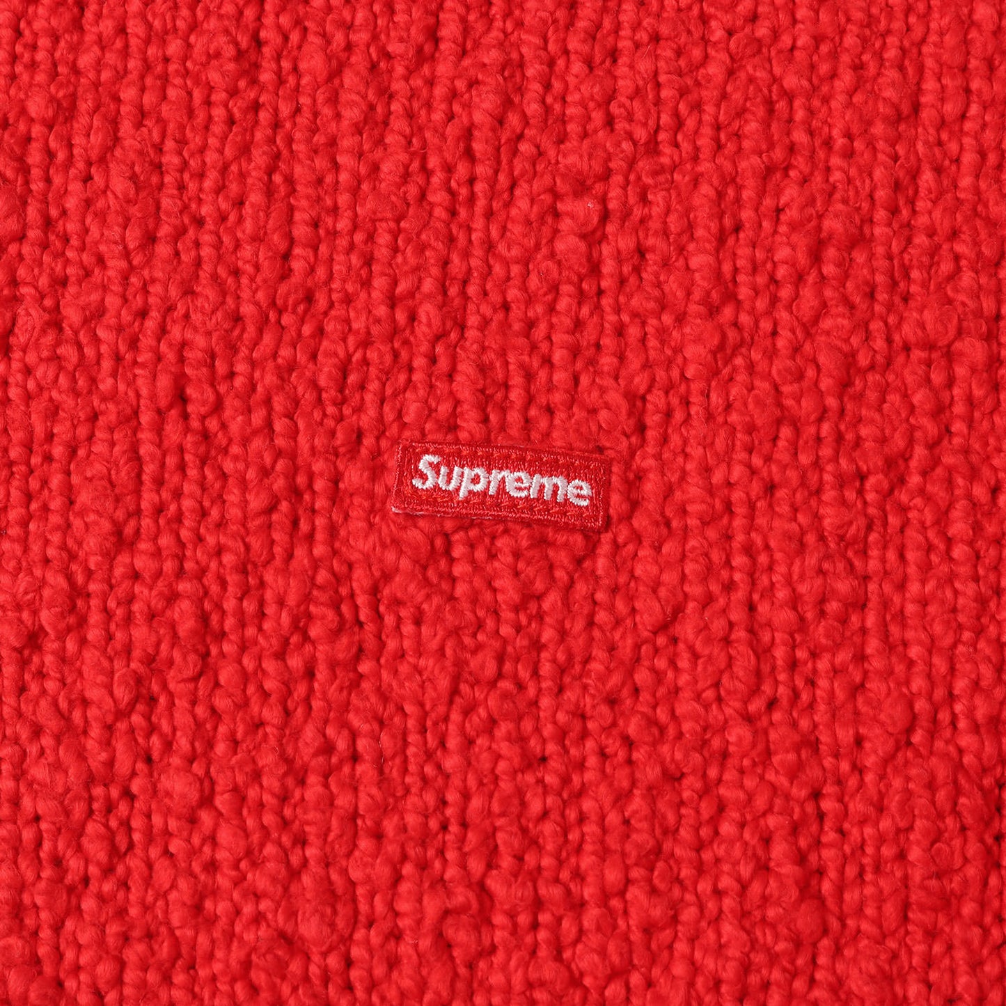24SS スモールBOXロゴ ブークレニット セーター(Boucle Small Box Sweater)