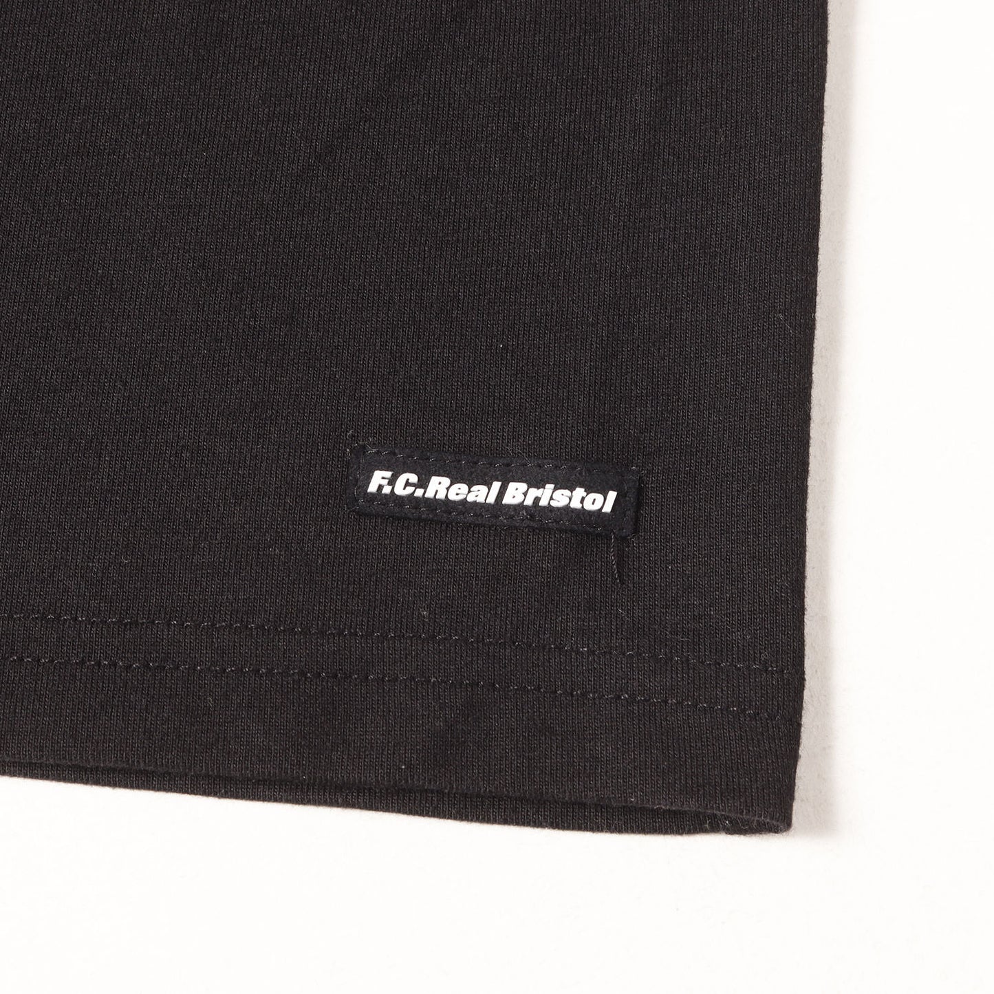 22AW 首リブ ロゴ刺繍 ロングスリーブ Tシャツ(L/S RIBBED EMBROIDERED TEE)