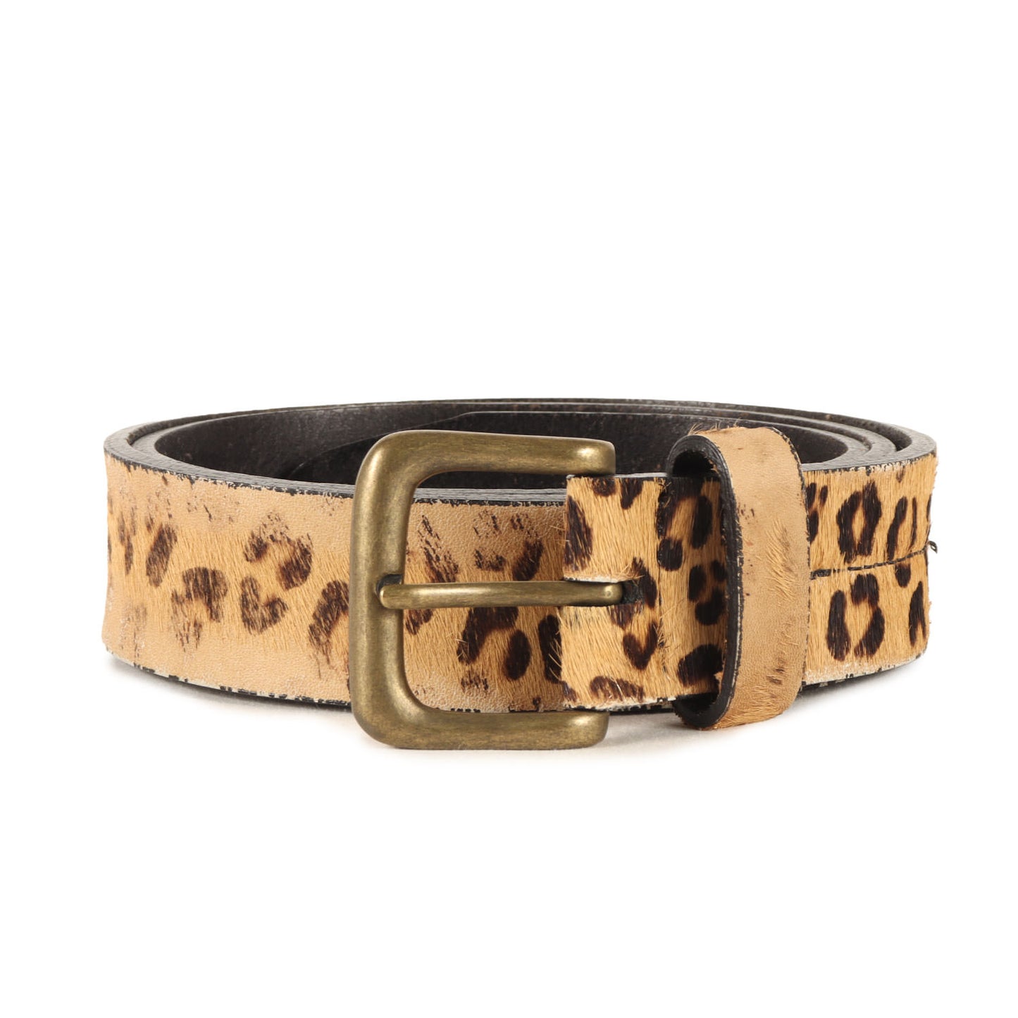 ×Levi's レオパード柄 ハラコレザー ベルト(Leopard Belt)