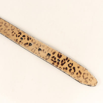 ×Levi's レオパード柄 ハラコレザー ベルト(Leopard Belt)