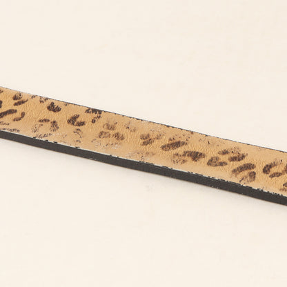 ×Levi's レオパード柄 ハラコレザー ベルト(Leopard Belt)