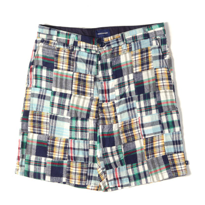 21SS パッチワーク チェックネル ショーツ(DC-6 PATCHWORK SHORTS)