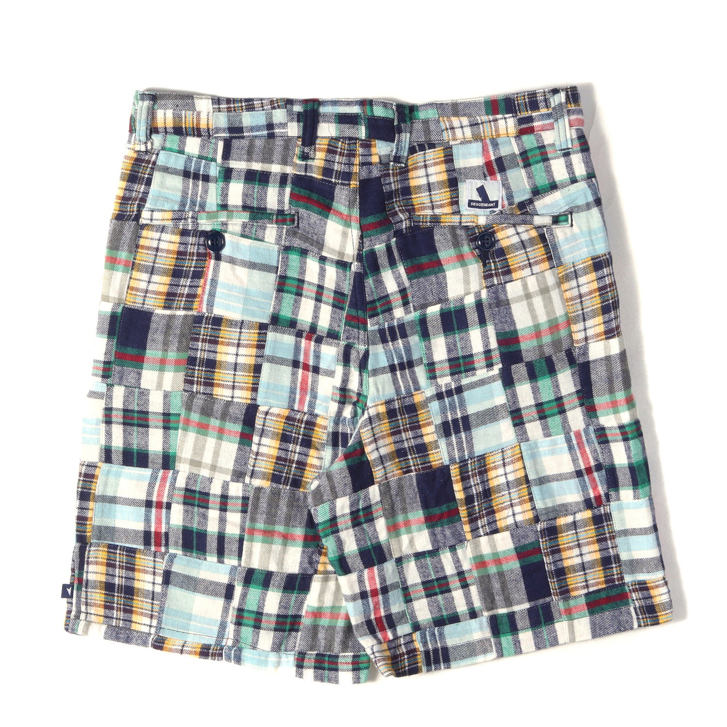 21SS パッチワーク チェックネル ショーツ(DC-6 PATCHWORK SHORTS)