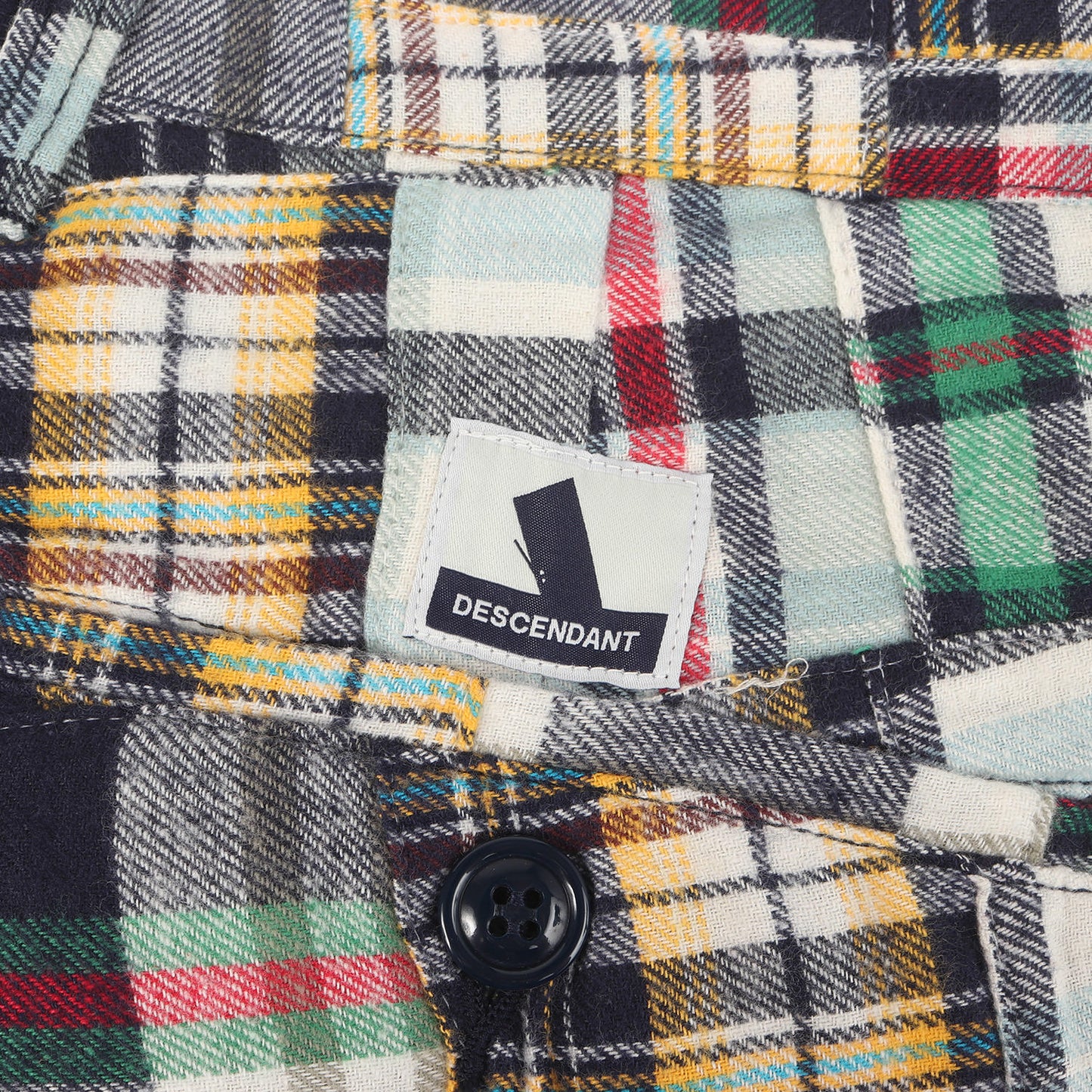 21SS パッチワーク チェックネル ショーツ(DC-6 PATCHWORK SHORTS)