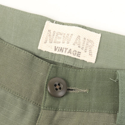 ヴィンテージ 再構築 パッチワーク カーゴショーツ (US ARMY JUNGLE FATIGUE FABRIC PATCHWORK CARGO SHORTS)