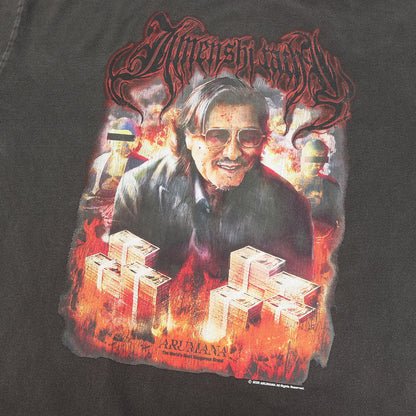 25SS 地面師たち ヴィンテージ加工 リーダー：ハリソン山中 Tシャツ