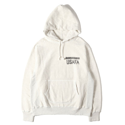 23SS ヴィンテージ加工 ミリタリー スウェットパーカー(USAF HOODIE)