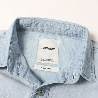 23AW U.S.ARMY ペイント加工 プルオーバー シャンブレーシャツ(US ARMY PULLOVER CHAMBRAY SHIRTS PAINTED)