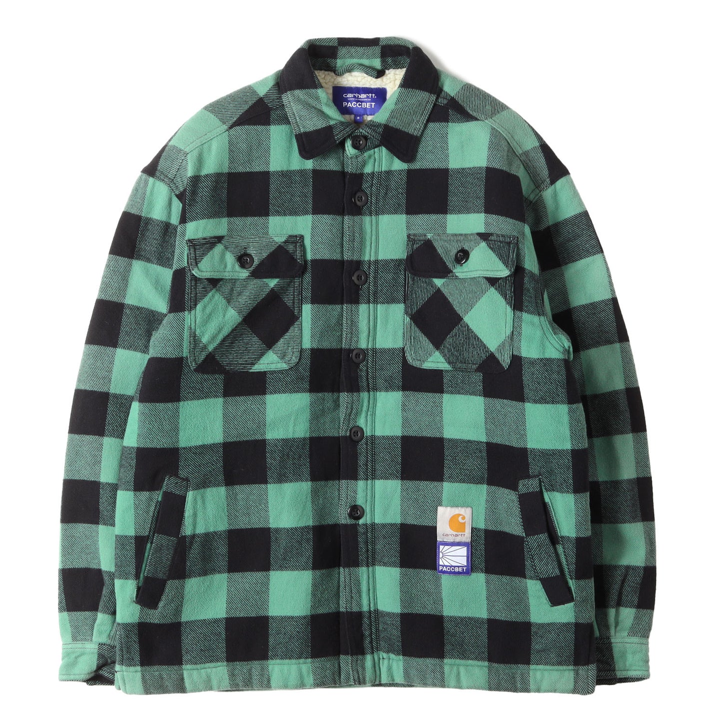 ×Carhartt WIP バッファローチェック フランネル 裏ボア シャツジャケット