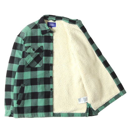 ×Carhartt WIP バッファローチェック フランネル 裏ボア シャツジャケット