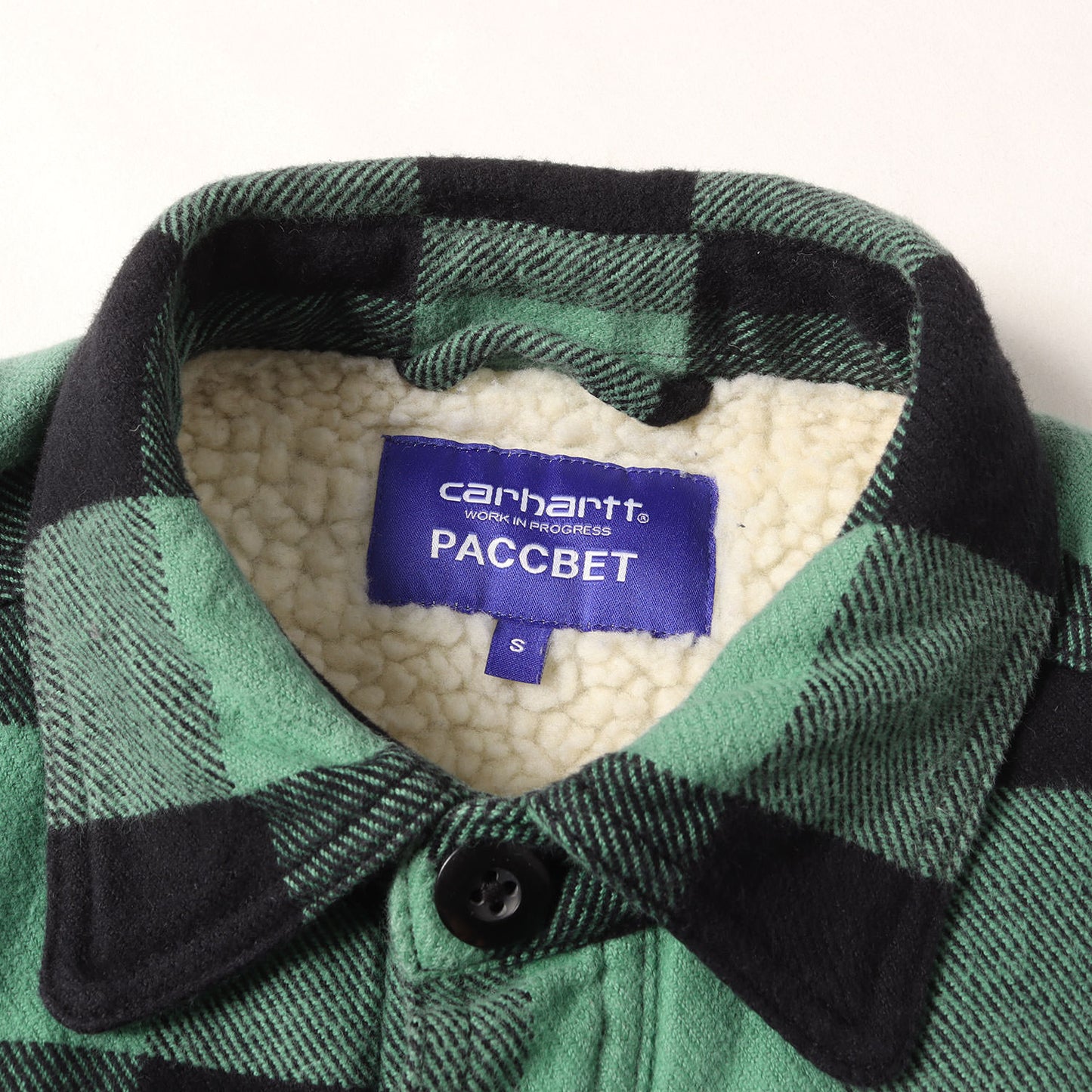 ×Carhartt WIP バッファローチェック フランネル 裏ボア シャツジャケット