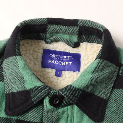 ×Carhartt WIP バッファローチェック フランネル 裏ボア シャツジャケット