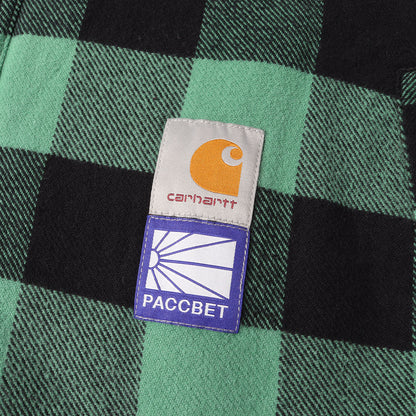 ×Carhartt WIP バッファローチェック フランネル 裏ボア シャツジャケット