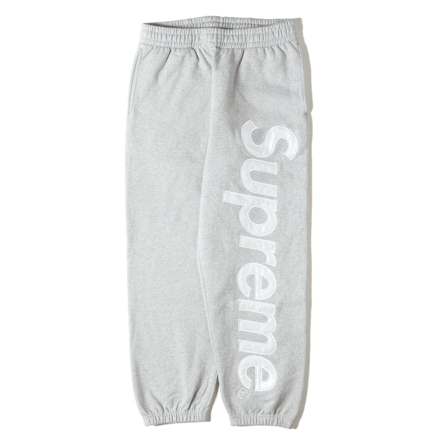 24AW ビッグサテンアップリケ スウェットパンツ(Satin Applique Sweatpant)