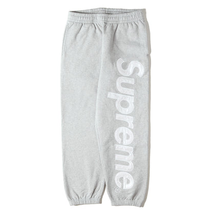 24AW ビッグサテンアップリケ スウェットパンツ(Satin Applique Sweatpant)