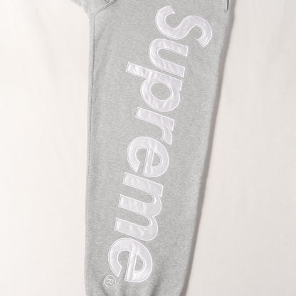 24AW ビッグサテンアップリケ スウェットパンツ(Satin Applique Sweatpant)