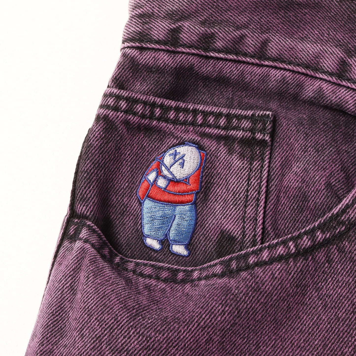ビッグボーイ ストーンウオッシュ加工 バギー デニムパンツ(BIG BOY PANTS)