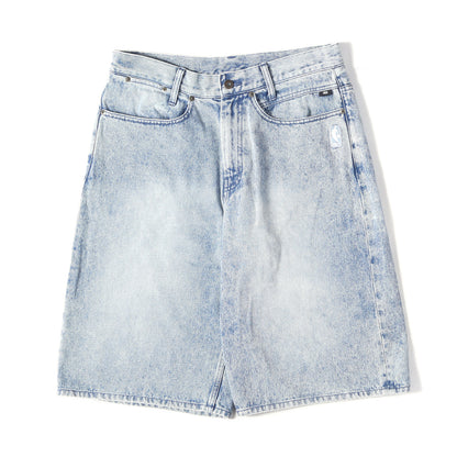 24AW ×NBA ケミカルウォッシュ ルーズ デニムショーツ(CHAMPIONS Denim Short)