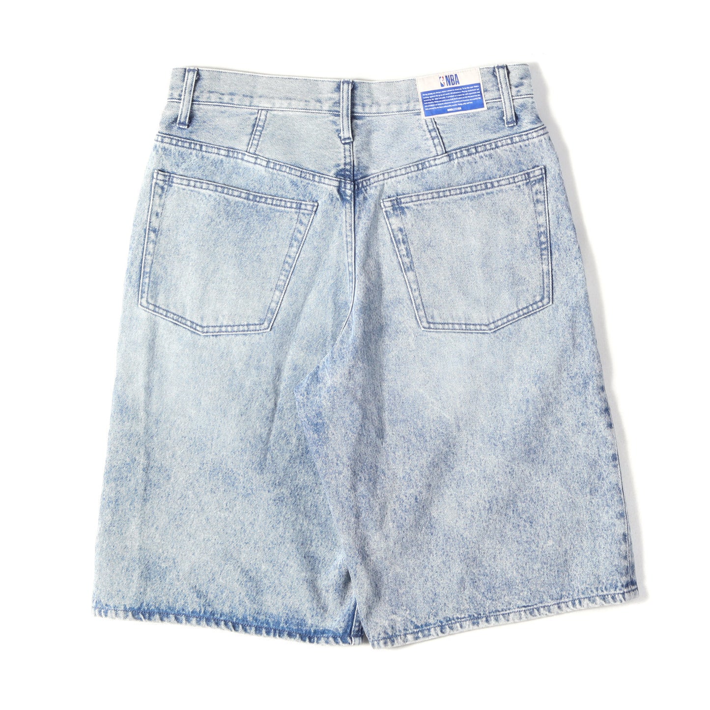 24AW ×NBA ケミカルウォッシュ ルーズ デニムショーツ(CHAMPIONS Denim Short)