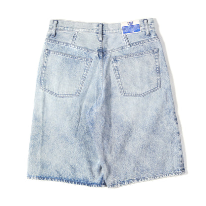 24AW ×NBA ケミカルウォッシュ ルーズ デニムショーツ(CHAMPIONS Denim Short)