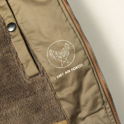 [雰囲気抜群] 00s ROUGH WEAR実名復刻 B-15 フライトジャケット BR10067