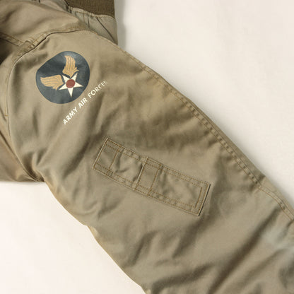 [雰囲気抜群] 00s ROUGH WEAR実名復刻 B-15 フライトジャケット BR10067