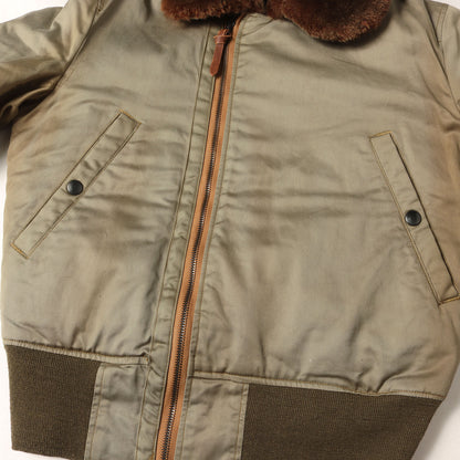 [雰囲気抜群] 00s ROUGH WEAR実名復刻 B-15 フライトジャケット BR10067
