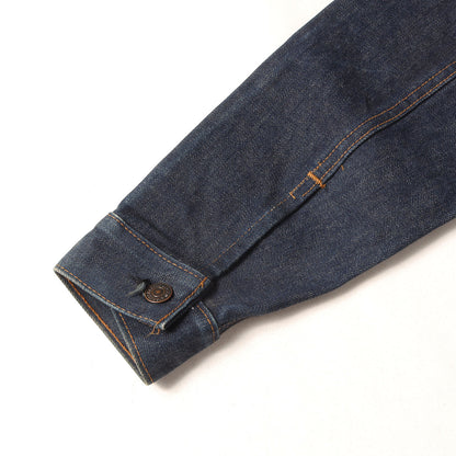 [希少サイズ 濃紺] 70s 70505-0217 4th デニムジャケット / USA製 ボタン裏刻印529
