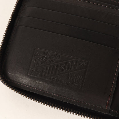 HINSON実名復刻 タイガー柄 ヘアオンカウハイド ラウンドジップ ウォレット / 財布(ROUND-ZIP WALLET)