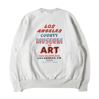 US企画 ×LACMA / ロサンゼルス・カウンティ美術館 リバースウィーブ スウェット