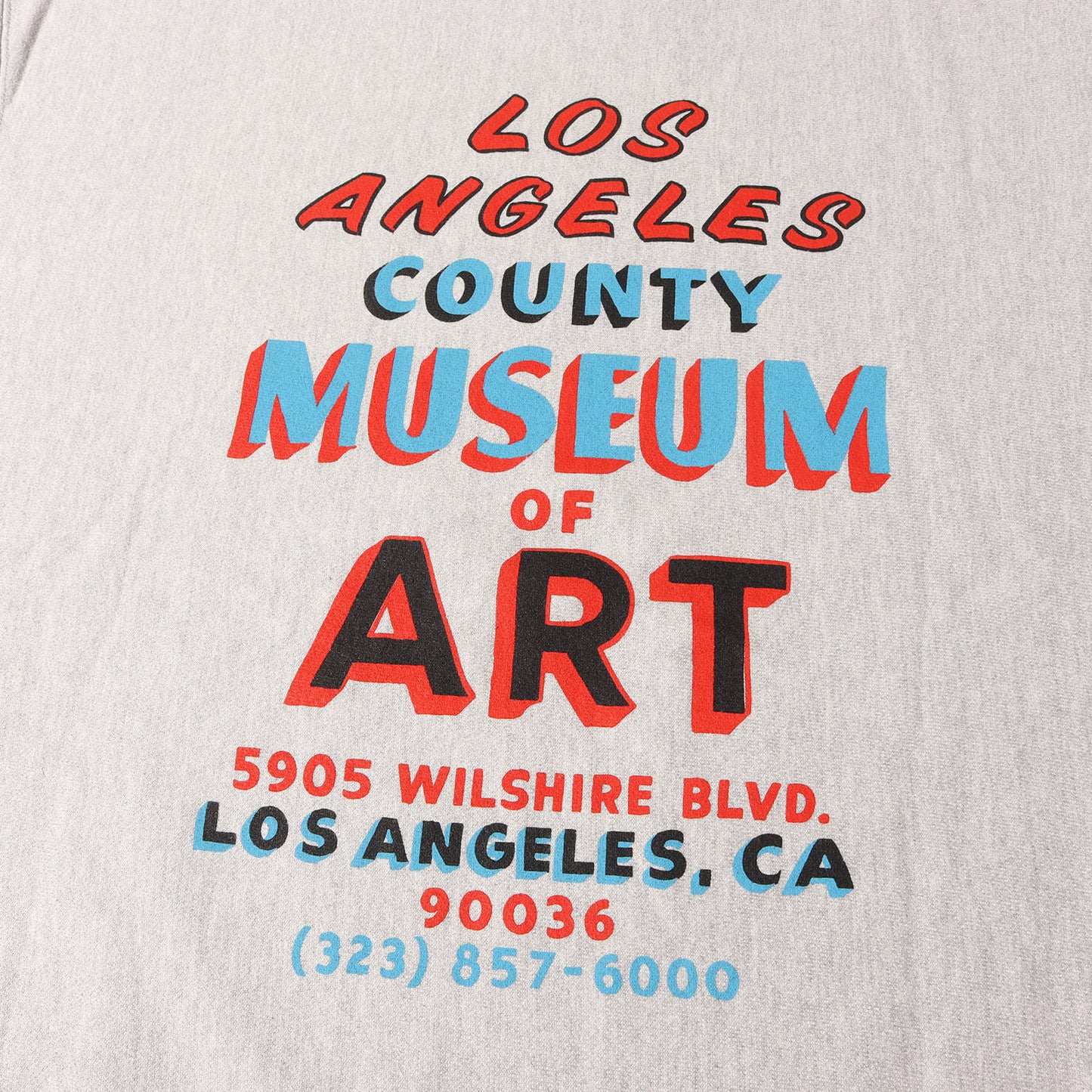 US企画 ×LACMA / ロサンゼルス・カウンティ美術館 リバースウィーブ スウェット