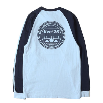 25SS ×Oasis ツアー スリーストライプス ロングスリーブ Tシャツ(3-STRIPES LS T)