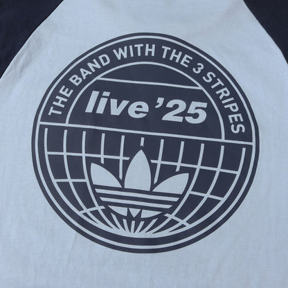 25SS ×Oasis ツアー スリーストライプス ロングスリーブ Tシャツ(3-STRIPES LS T)