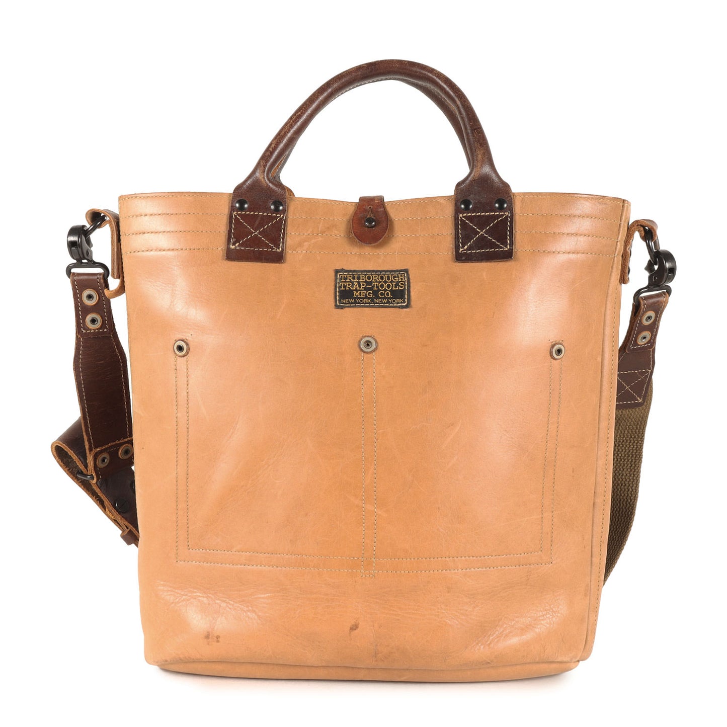 カウハイドレザー 2WAY トートバッグ / ショルダーバッグ (TRAPPER'S CARRYALL)