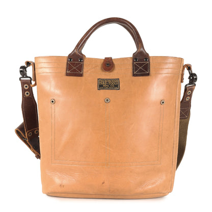 カウハイドレザー 2WAY トートバッグ / ショルダーバッグ (TRAPPER'S CARRYALL)