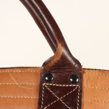 カウハイドレザー 2WAY トートバッグ / ショルダーバッグ (TRAPPER'S CARRYALL)