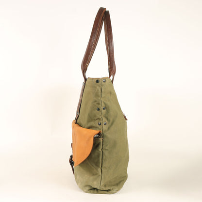 レザーハンドル キャンバス トートバッグ (RIVERHEAD TOTE BAG)