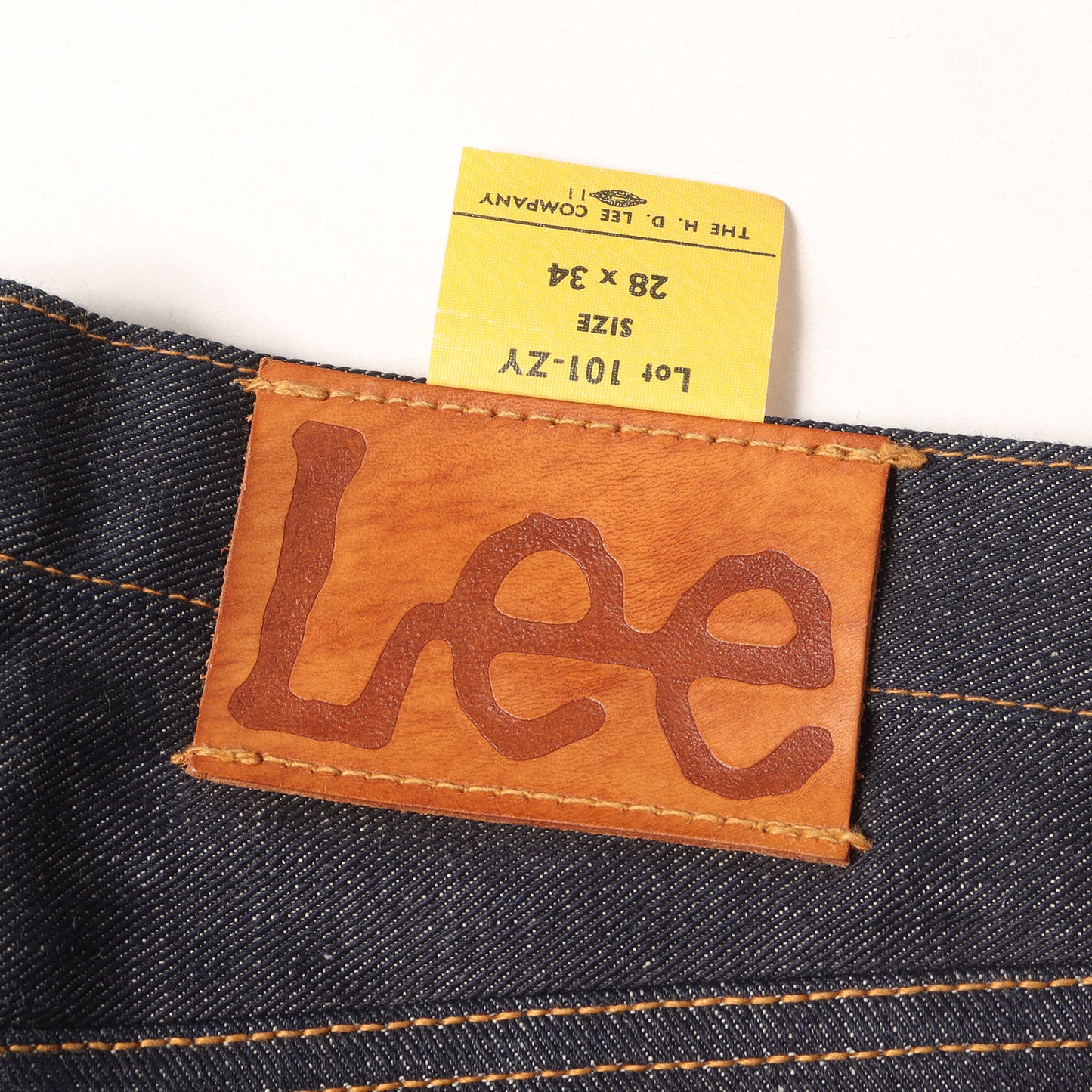 [デッドストック] ×Lee 1940年代復刻 センター赤タグ 101-ZY デニムパンツ