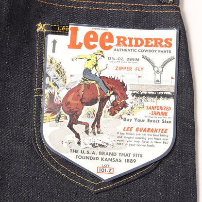 [デッドストック] ×Lee 1940年代復刻 センター赤タグ 101-ZY デニムパンツ