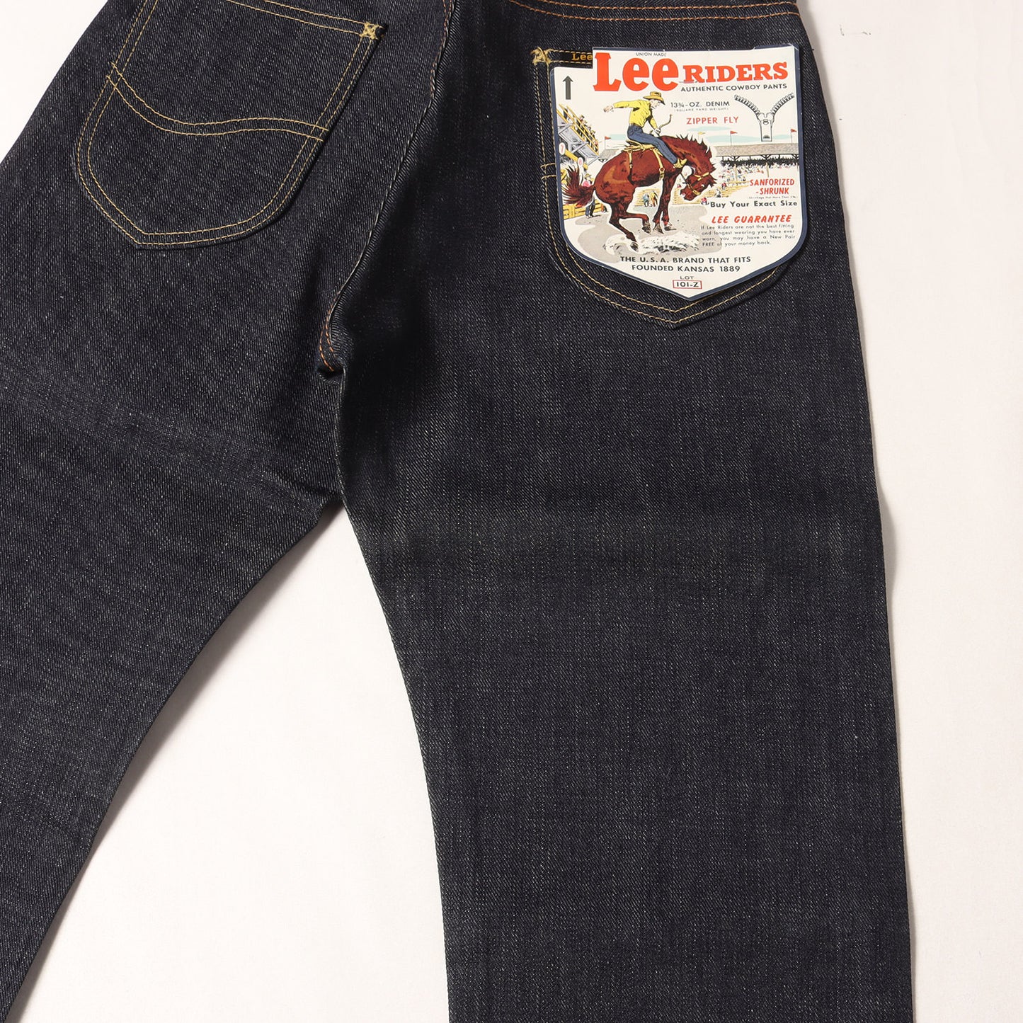 [デッドストック] ×Lee 1940年代復刻 センター赤タグ 101-ZY デニムパンツ