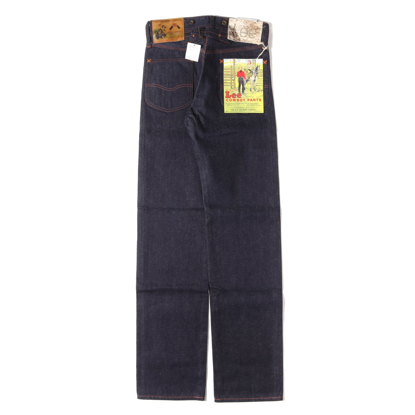 [希少 新品未使用] ×Lee 1936年復刻 トリプルネーム 101 カウボーイ デニムパンツ