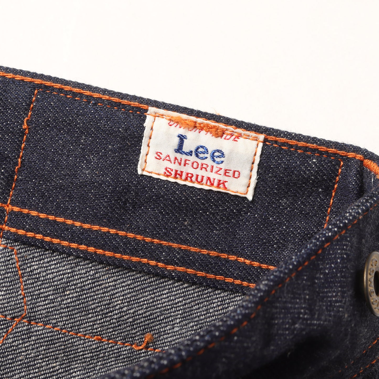[希少 新品未使用] ×Lee 1936年復刻 トリプルネーム 101 カウボーイ デニムパンツ