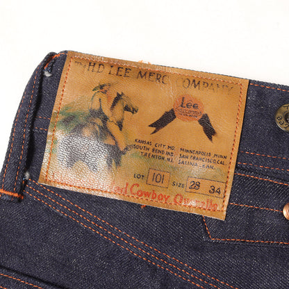 [希少 新品未使用] ×Lee 1936年復刻 トリプルネーム 101 カウボーイ デニムパンツ