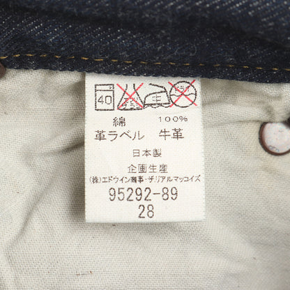 [タクシードライバーモデル 濃紺] 00s ×Lee サイド黒タグ 101-Z デニムパンツ