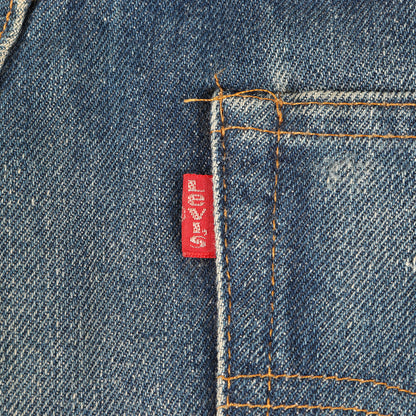 [希少サイズ 色濃いめ] 70s 501 66後期 デニムパンツ / USA製 ボタン裏刻印6