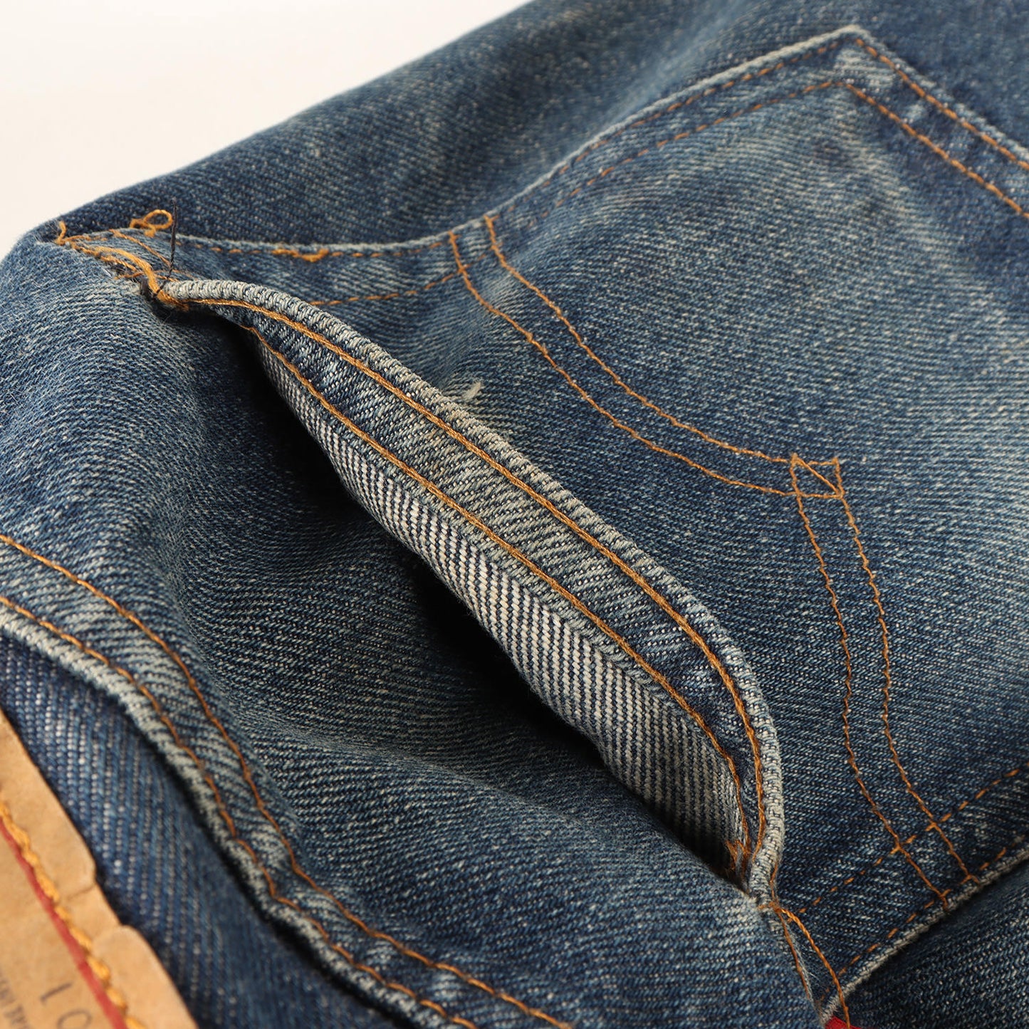 [希少サイズ 色濃いめ] 70s 501 66後期 デニムパンツ / USA製 ボタン裏刻印6